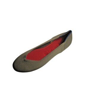 *Rothys Classic Gray Flats Eco-Friendly Knit Upper - Size 8.5 - NWOB